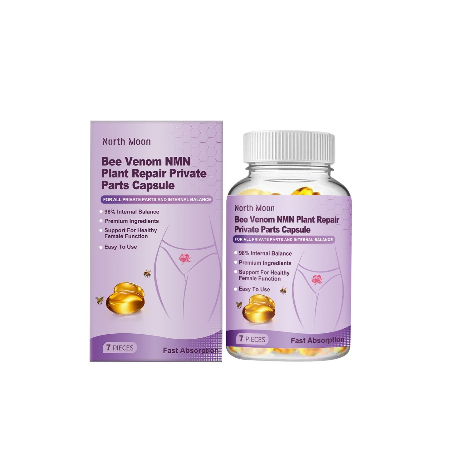 Women's Body Care Capsules Gently Moisturize The Body And Skin, Firm And Balance Care - Korvel