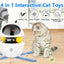 Chasing Exercising Laser Toy USB Rechargeable 4-in-1 Cat Toys Indoor Electric Interactive Toys with Ball  Pet cat Teasing cats - Korvel