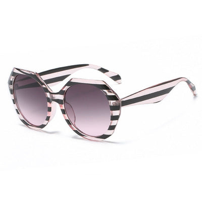 Lunettes de soleil tendance à monture irrégulière pour femmes