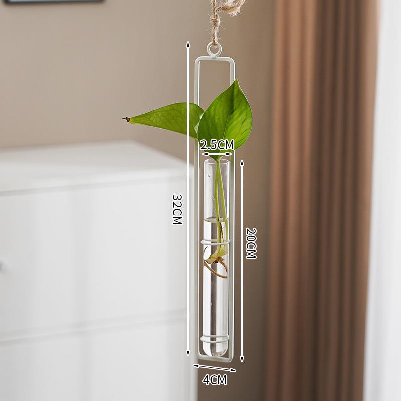Jarrón Hidropónico de Vidrio Estilo Escandinavo para Decoración Creativa