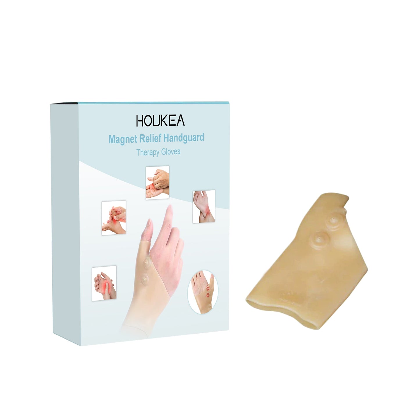 Magnet Relief Handguard Therapy Gloves, Relieve Wrist Pain And Discomfort Indoor Exercise Joint Care Gloves - Korvel