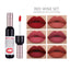 Set de Brillo de Labios Mate Fit Colors Botella de Vino Rojo - 6 Pcs
