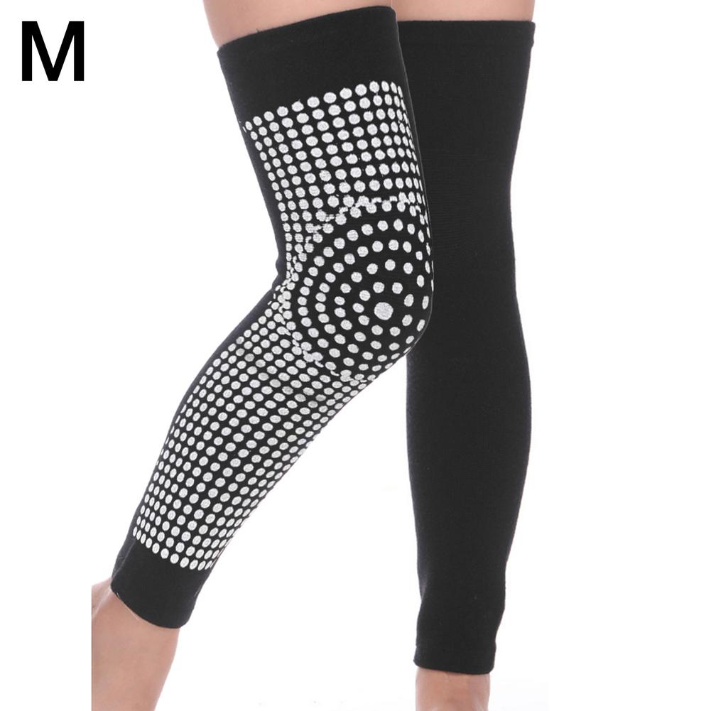1 Pair Dot Matrix Self Heating Knee Pads Brace Sports Kneepad Tourmaline Knee Support - Korvel