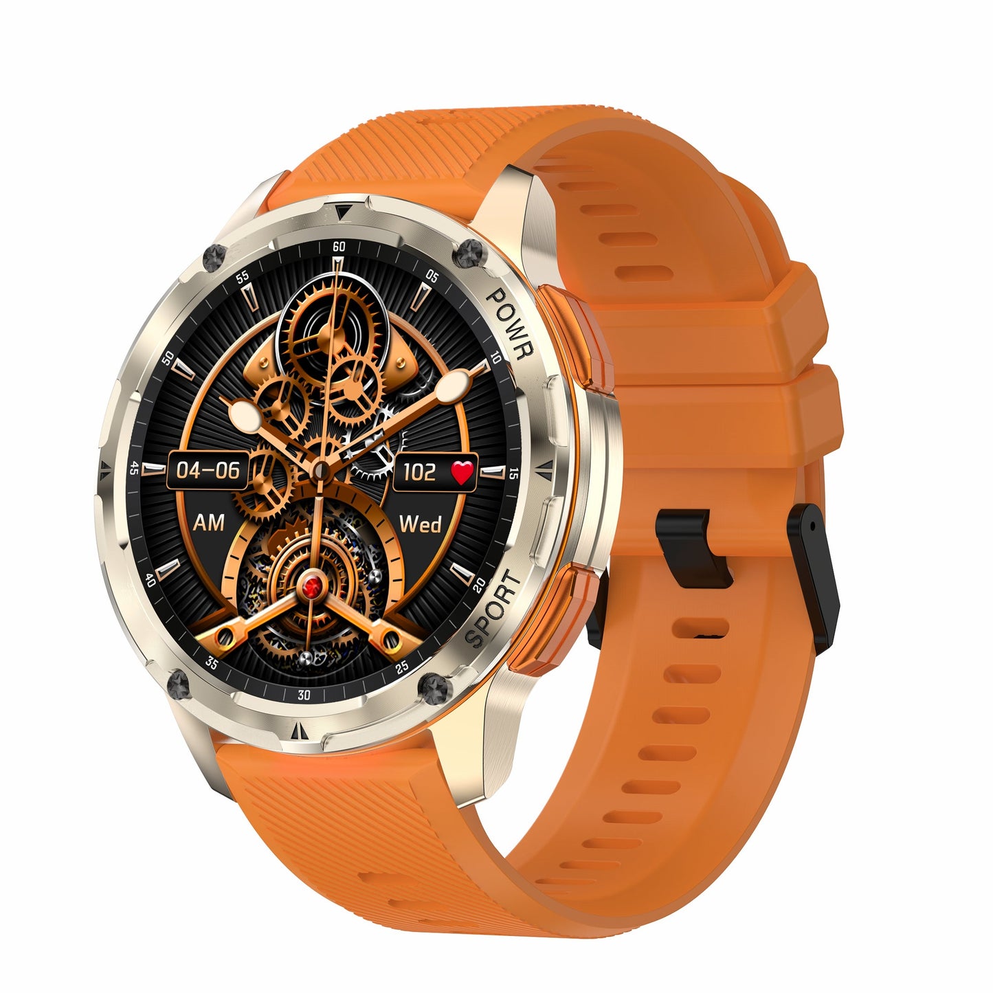 AK59 smart watch HD AMLOED screen heart rate blood pressure blood oxygen health monitoring Bluetooth call - Korvel