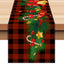 Elegant Christmas Tablecloth with Bell Print