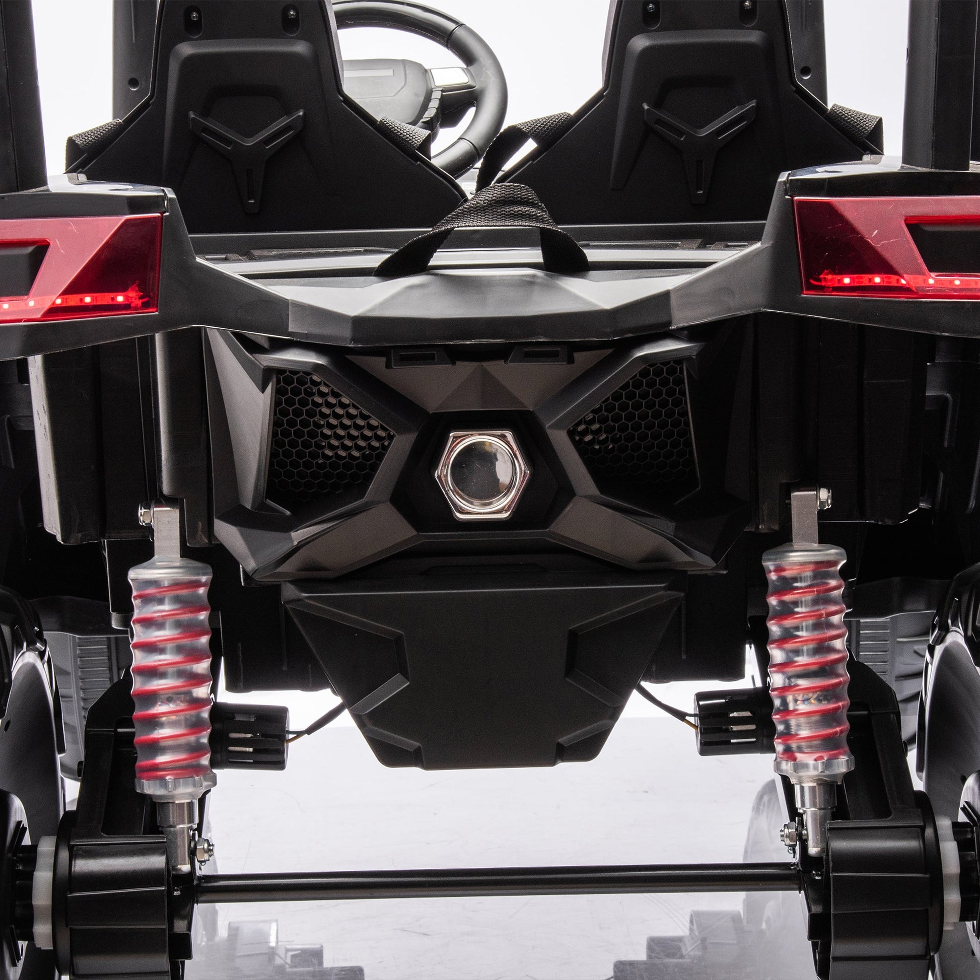 Side by Side 4x4 Ride on Off-Road Truck with Parent Remote Control, Battery Powered Electric Car w/High Low Speed - Korvel