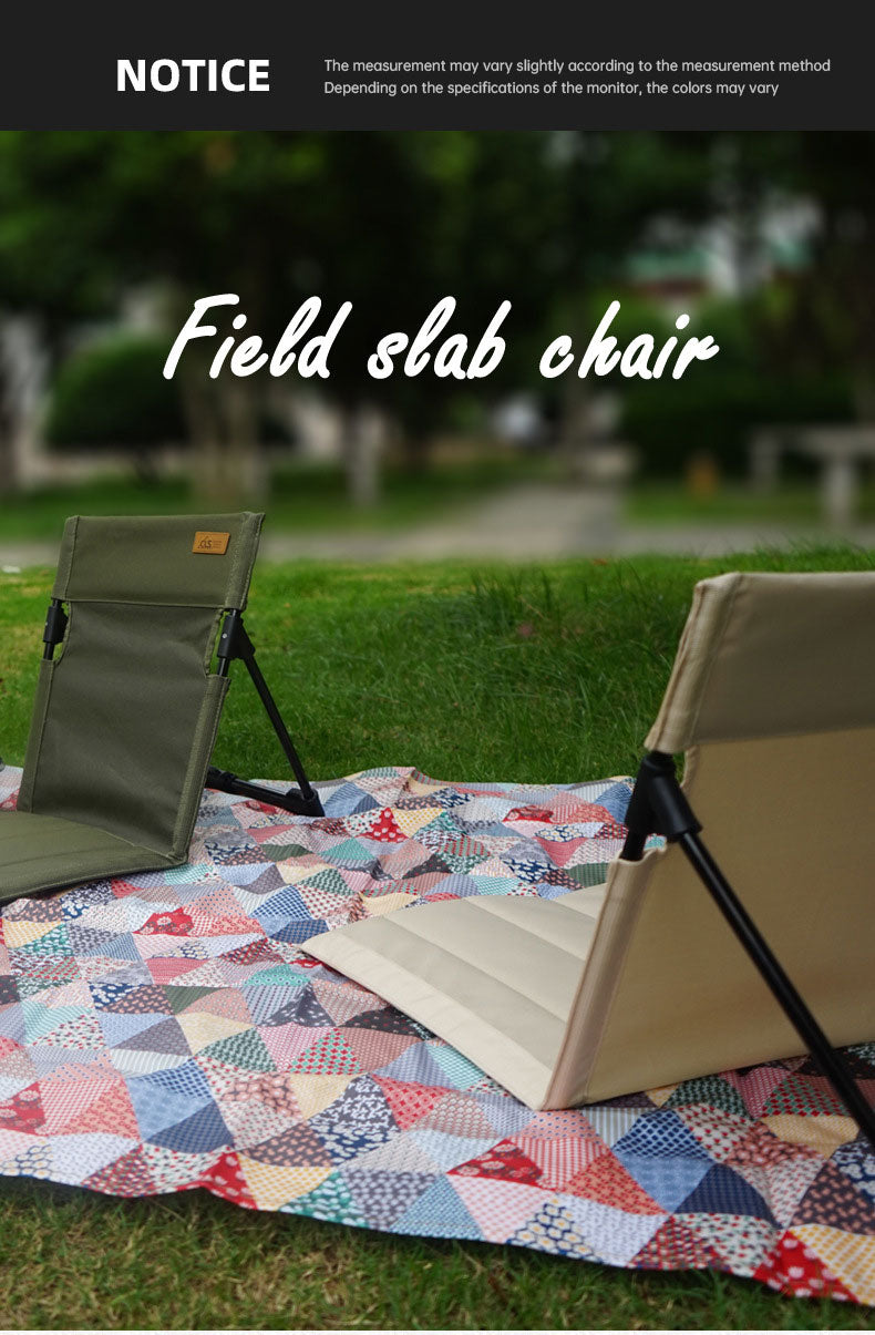 Outdoor camping backrest cushion chair portable folding chair tent leisure chair balcony park lawn picnic chair - Korvel