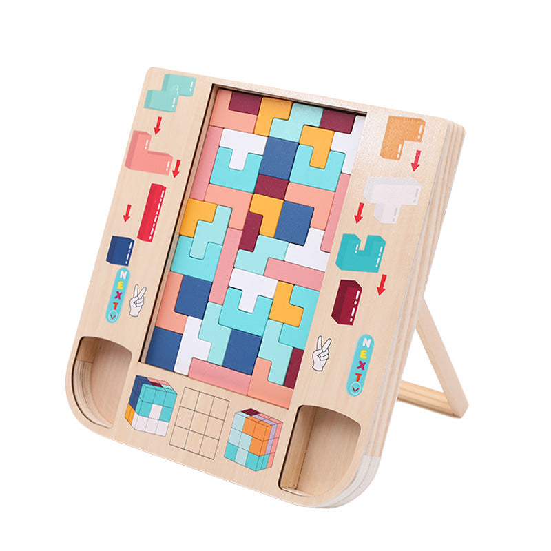 Multifunctional Wooden Building Blocks for Children