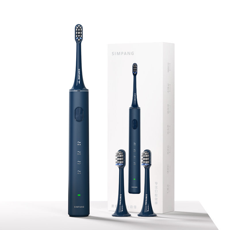 Smart Sonic Electric Toothbrush Soft Bristles Wireless Charging Adult Gift Box - Korvel