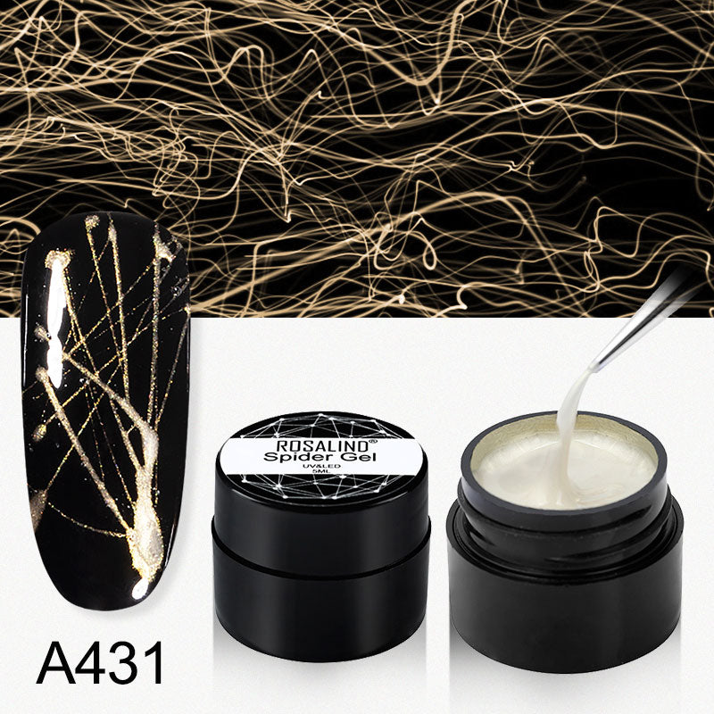 ROSALIND Gel Spider Line Nail Art Polish - 5ml