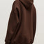 Hoodie à manches longues avec épaule tombante et poches