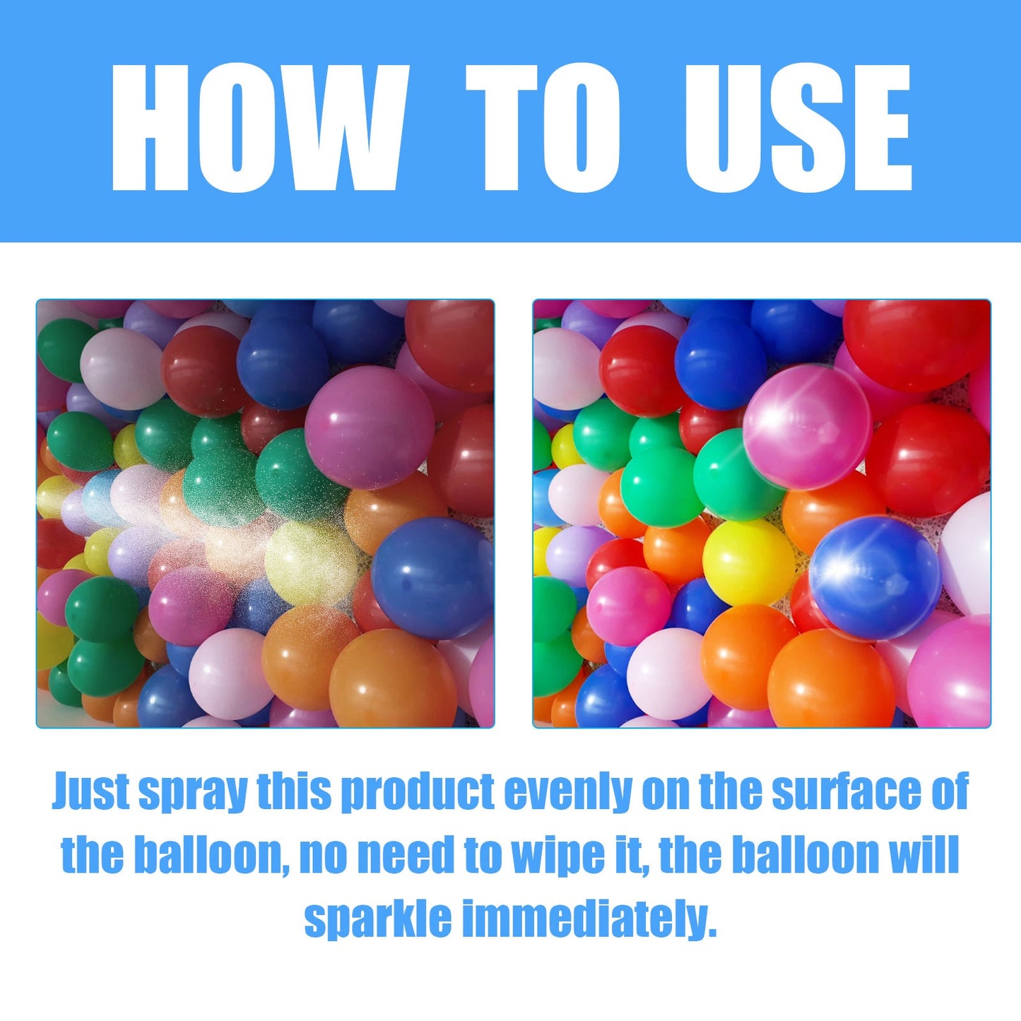 Balloon Shiny Spray for Dazzling Party Decorations