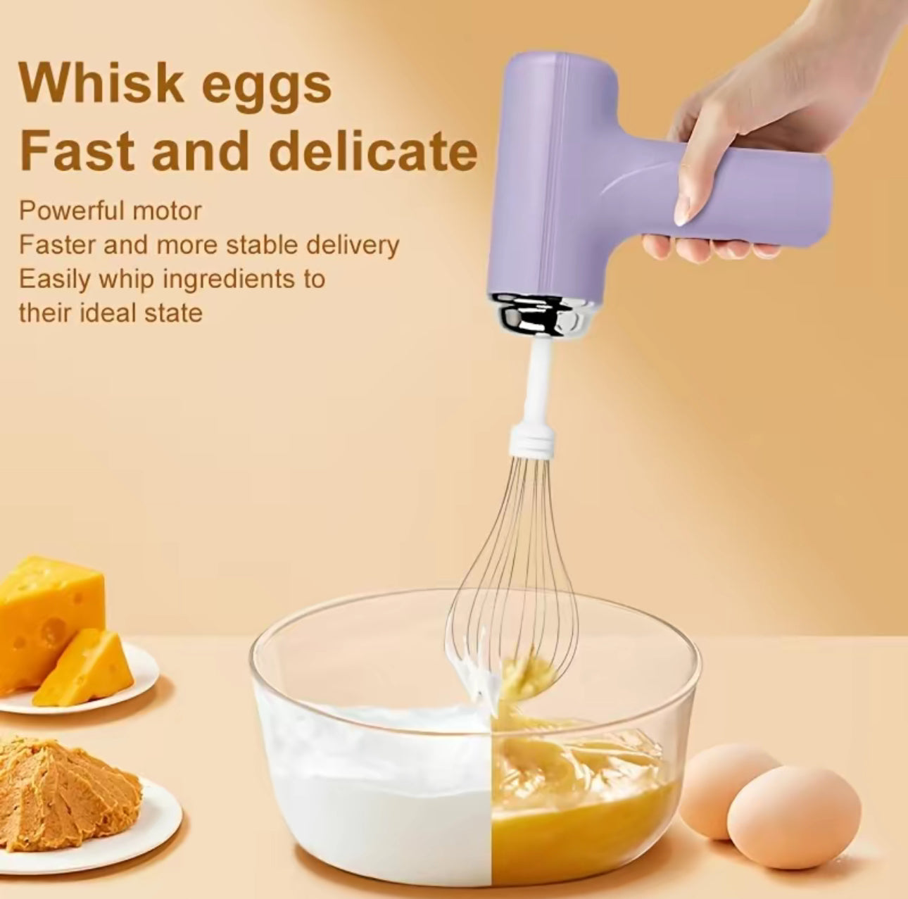 WhipCharge Hand Mixer - Korvel