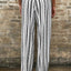 Printed Elastic Waist Pants - Korvel