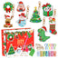 Christmas Diamond Painting Keychain 5D DIY Hanging Diamond Art Kits Diamond Ornaments for Kids Christmas Crafts Family Decor - Korvel