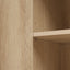 4 Door Accent Cabinet Sideboard Buffet Storage Cabinet with Adjustable Shelf for Entryway Living Room Bedroom - Korvel
