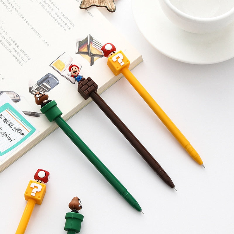 Super Mario Gel Pen - Premium School and Office Supply