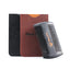 Black Spray Painted Pear Wood Bluezoo Double Sided Beard Comb Beard Portable Comb Care - Korvel