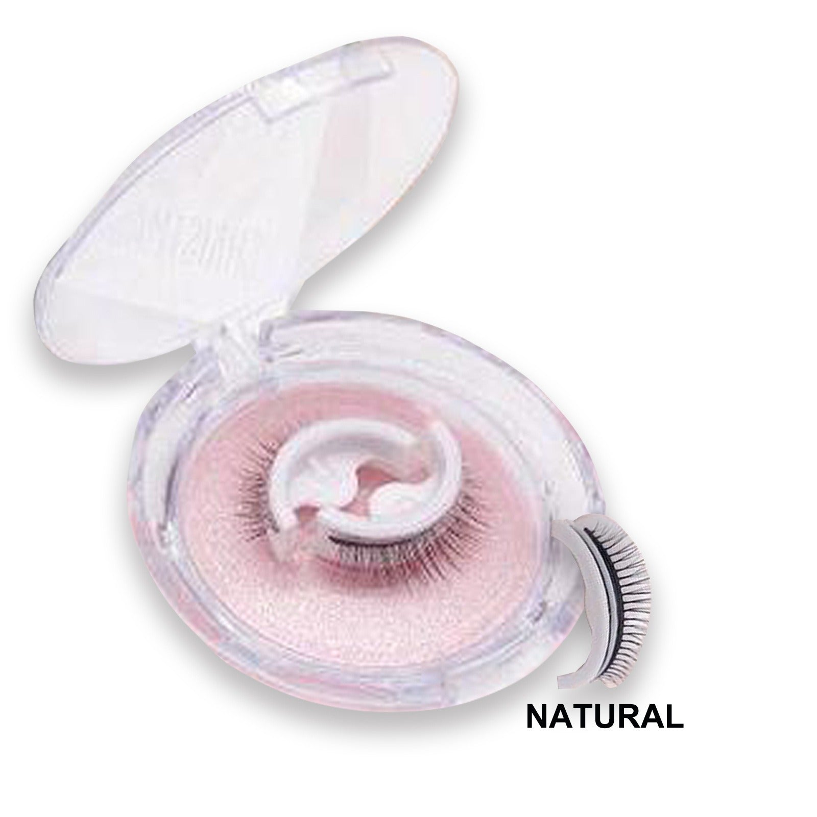 Reusable 3D Mink Lashes Natural False Eyelashes Self Adhesive Fake Glue Free Makeup Eyelash Extension Silk - Korvel