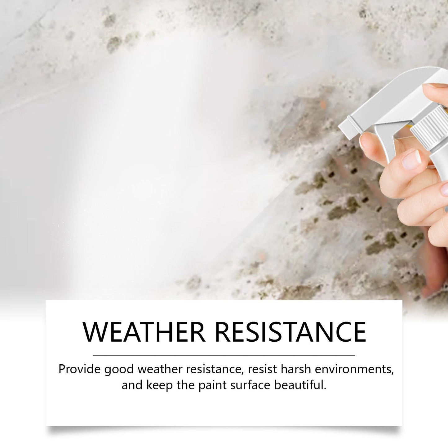 Wall Renovation Spray Paint, Decontamination Apply Waterproof Fast Light Paint Renovation Wall Renovation Spray - Korvel