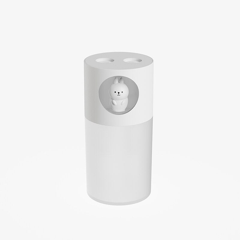 Cute Pet Double Spray Humidifier with Night Light
