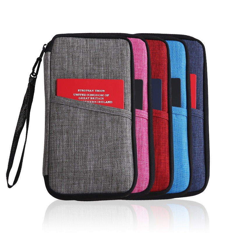 Premium Travel Passport Purse - Multifunctional Storage Wallet