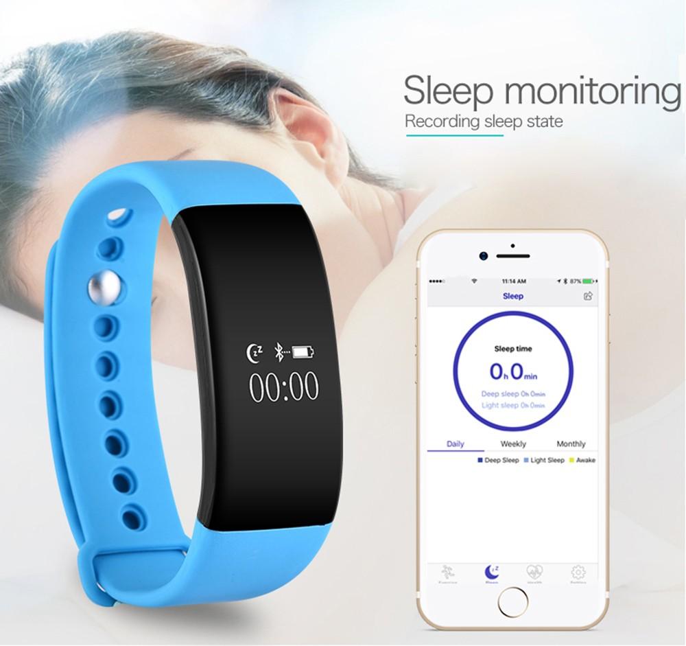 V66 Sport Smartwatch BT 4.0  IP67 Waterproof Heart Rate Monitor Smart Wristband Health Bracelet for Android IOS Phone - Korvel