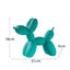 New black and white plaid balloon dog ornaments creative TV cabinet wine cabinet living room porch resin crafts - Korvel