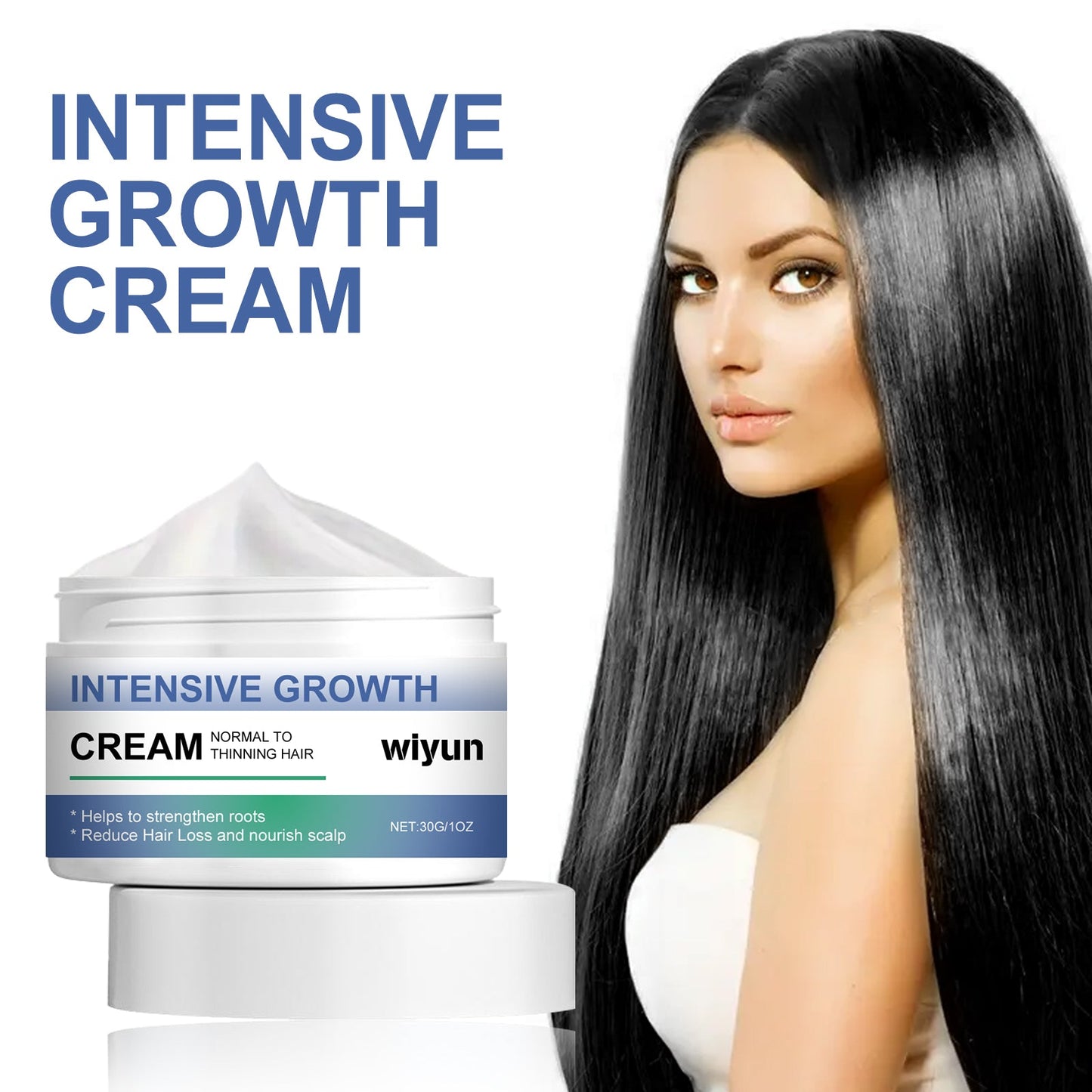 Crema Intensiva de Crecimiento para Cabello Nourished y Esponjoso