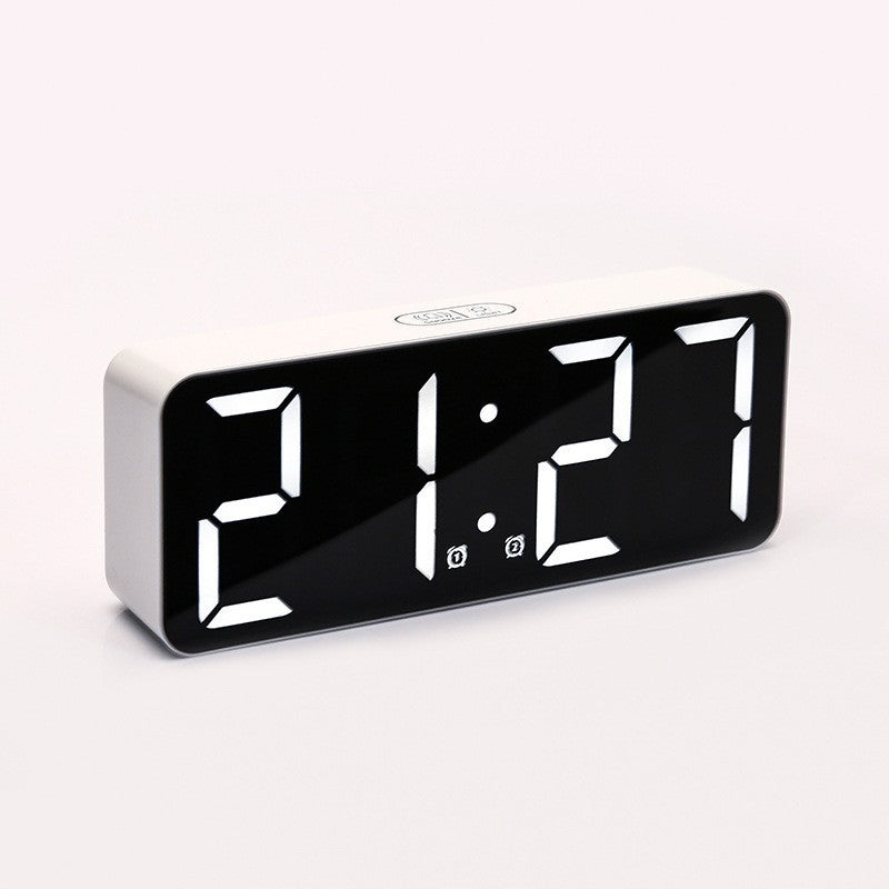 Simple Style LED Electronic Alarm Clock Battery and Plug-in Dual-use Timepiece Yida Time - Korvel