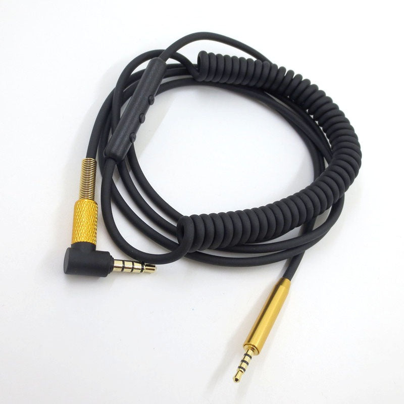 Suitable for BOSE QC25 QC35 JBL J55 88 headphone cable 2.5mm interface spring cable - Korvel