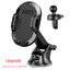Long Rod Automatic Lock Car Phone Holder Telescopic Suction Cup Mount for Car Air Vent Lazy Live Streaming - Korvel