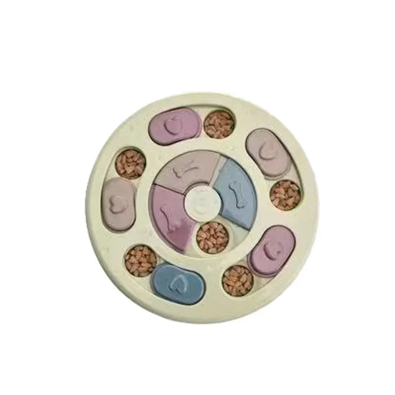 Dog Puzzle Toys Slow Feeder Interactive Increase Puppy IQ Food Dispenser Slowly Eating NonSlip Bowl Pet Cat Dogs Training Game - Korvel