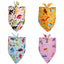 Bandana pour chien en coton premium style fruit