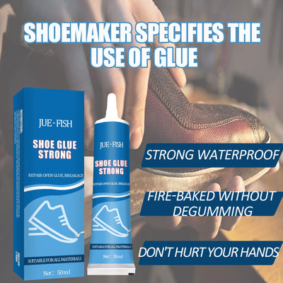 JUE-FISH Strong Shoe Glue Sneakers Leather Shoes Multi-Purpose Waterproof Shoe Repair Leather Shoes Sole Glue Adhesive - Korvel