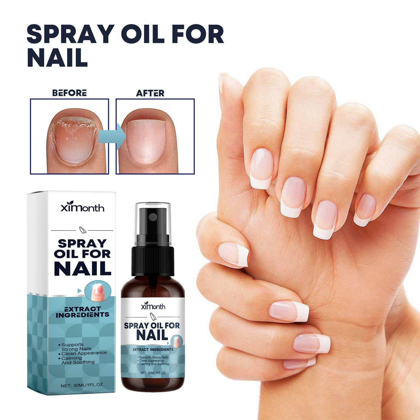 Nail Care Spray for Strengthening and Moisturizing