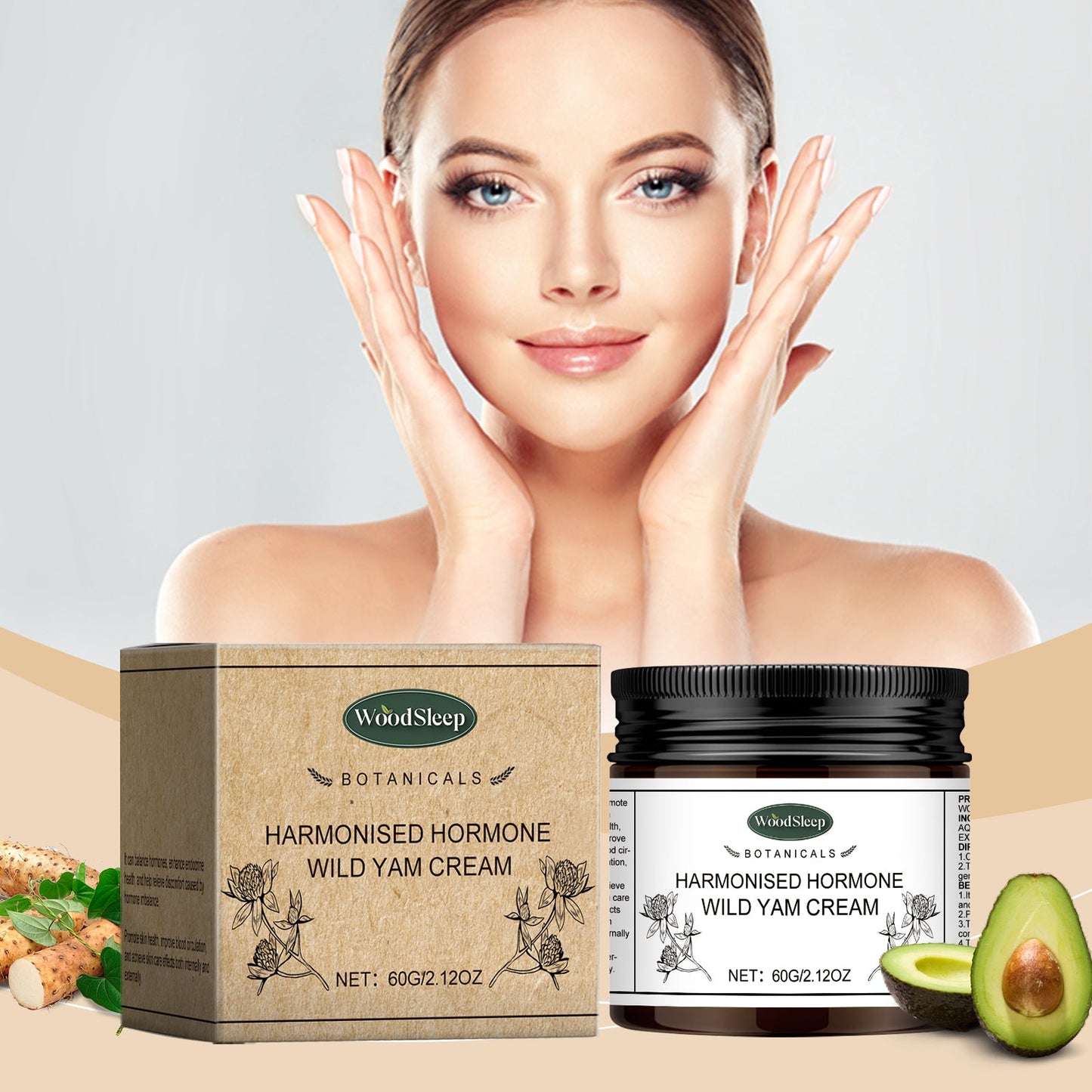 Wild Yam Cream - Hydrating Skin Care Moisturizer