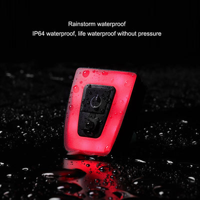 Bicycle taillights, mountain night riding warning lights, helmet taillights, USB charging warning flashlights, riding equipment - Korvel