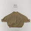 New Children Vintage Knitted Sweater Baby Girl Solid Casual Knitwear Boys Loose Versatile Pullover Kids Thicken Warm Tops - Korvel
