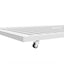 Cama litera resistente de dos camas individuales con cama nido - Blanca
