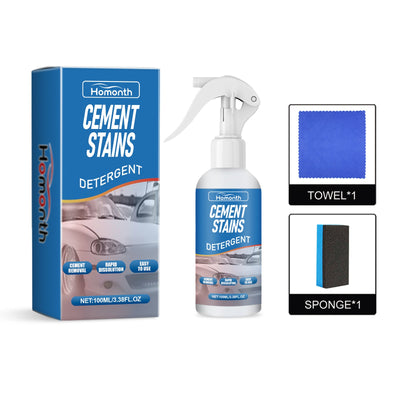 Cement Stains Detergent, Car Paint Concrete Spot Removal Stubborn Mud Cleaning - Korvel