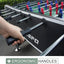 Table Soccer Arcade Game: Table Soccer Table - A match sized soccer table with 2 balls and 2 beverage racks - Korvel