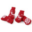 8pcs Pet Warm Cotton Socks Soft Anti Slip Claw Pattern Protect Feet Cold Snow Christmas Dog Cat Stockings Gifts - Korvel