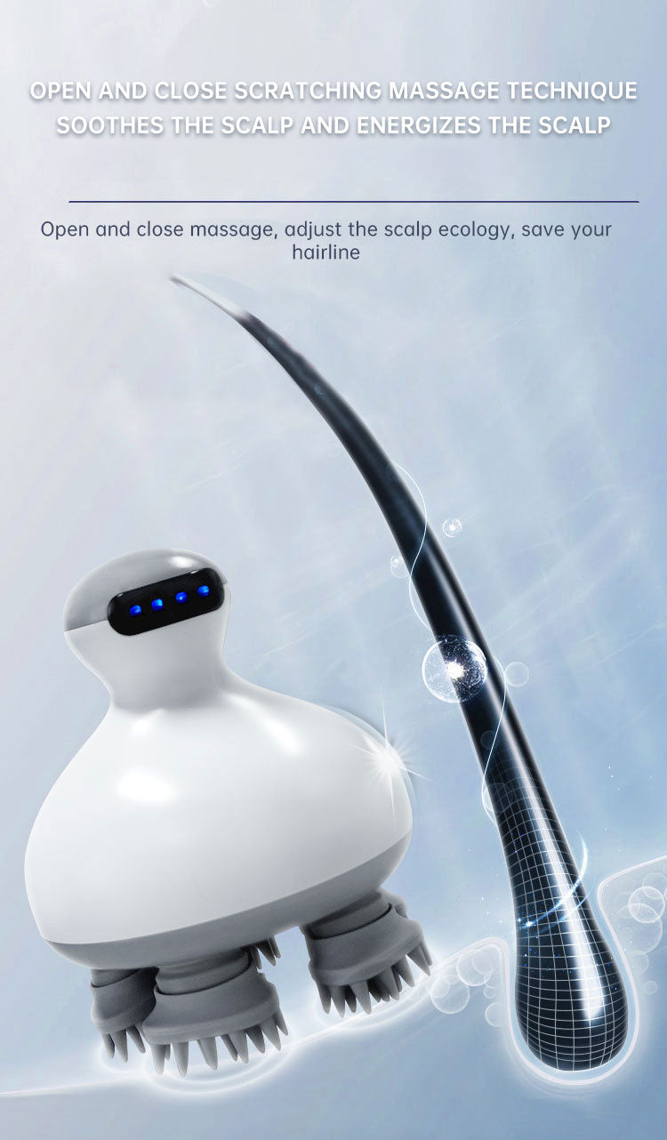 Electric Head Massager for Relaxation and Stress Relief