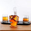 The Wine Savant Middle Finger Decanter Novelty Whiskey & Wine Decanter Set - Korvel