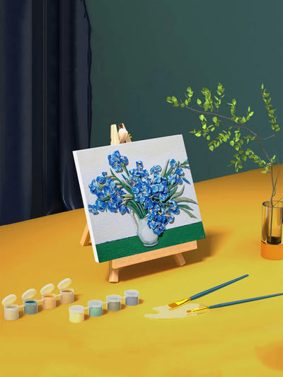 Relief Van Gogh's Irises DIY 3D Oil Painting Kit - Korvel