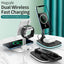 Multi functional wireless charging desktop magnetic bracket suitable for folding wireless chargers for Apple and Huawei phones - Korvel
