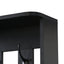 39.3'W70.8'H multifunctional corridor shoe cabinet with soft padded nail board and black hanger with entrance hook - Korvel