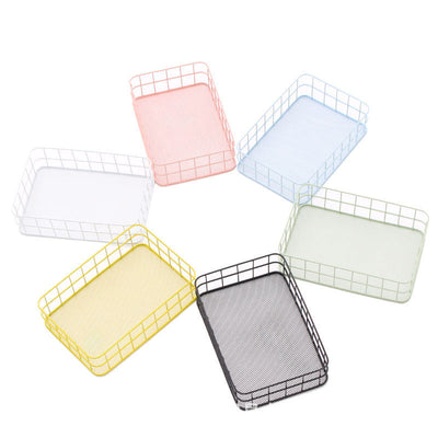 Desktop storage basket cosmetic storage basket home storage - Korvel