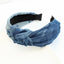 Bandeau en tissu denim noué à la mode pour filles